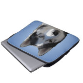 Husky Laptop Case Siberian Husky Eyes Geschenke (Vorne Knopf)