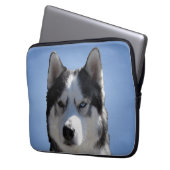 Husky Laptop Case Siberian Husky Eyes Geschenke (Vorderseite Links)