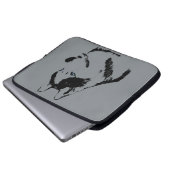 Husky Laptop Case Siberian Husky Malamute Geschenk (Vorne Knopf)