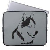 Husky Laptop Case Siberian Husky Malamute Geschenk (Vorderseite)