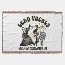 Husky-Lead-Gesang Lustiges Hundedesign 