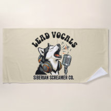 Husky-Lead-Gesang Lustiges Hundedesign 