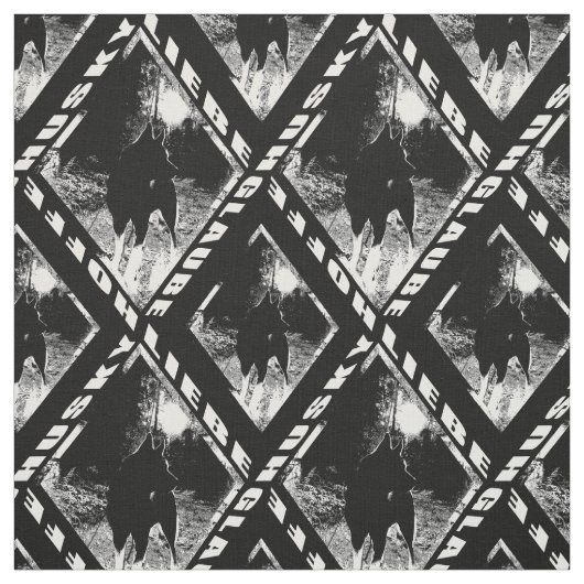 Husky Liebe Glaube Hoffe  Stoff (Muster)