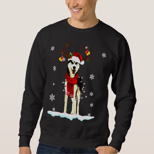 Husky Lights Pajama Sweatshirt (Vorderseite)