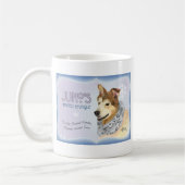 Husky Malamute Geschenke Kaffeetasse (Links)