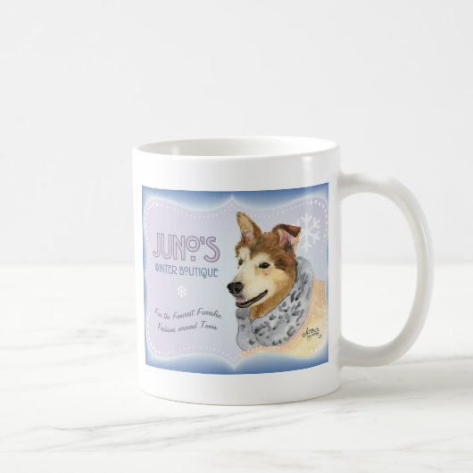 Husky Malamute Geschenke Kaffeetasse (Rechts)