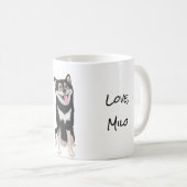 Husky/Malamute Kaffeetasse (VorderseiteRechts)