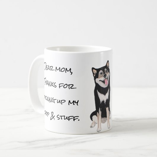 Husky/Malamute Kaffeetasse (Vorderseite Links)