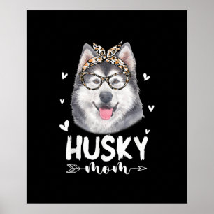 Husky-Mama Dog Lovers Gift Muttertagsgeschenk Poster