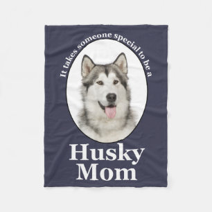 Husky Mama Fleece Blanket