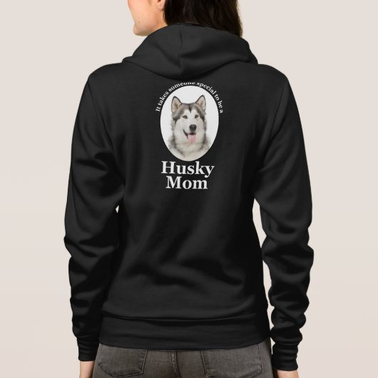 Husky Mama Hoodie (Rückseite)