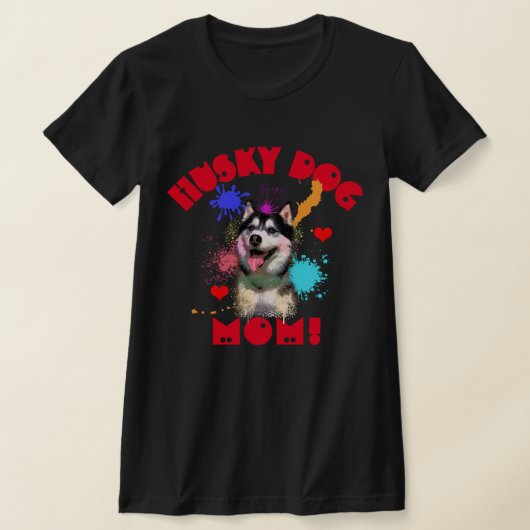 Husky Mama Hund Lover Beste Hunde Mama je T-Shirt (Ablage )