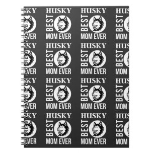 Husky-Mama, Hunde-Mama, Husky-Geschenk Notizblock