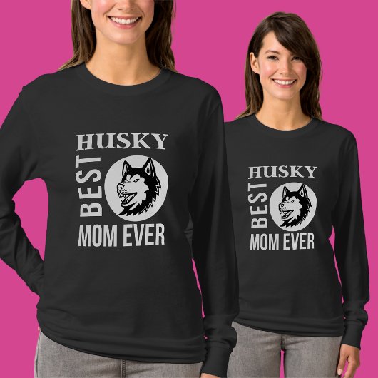 Husky-Mama, Hunde-Mama, Husky-Geschenk T-Shirt