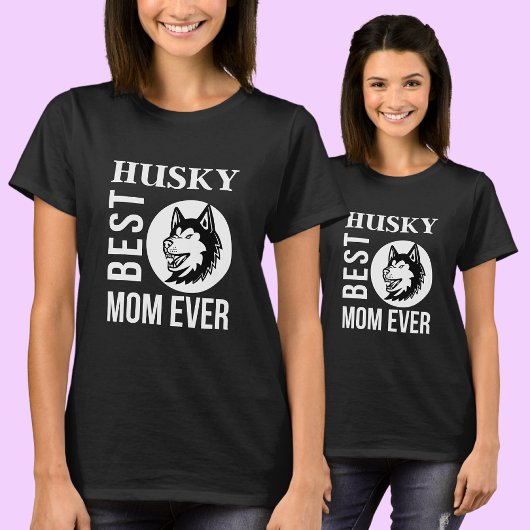 Husky-Mama, Hunde-Mama, Husky-Geschenk T-Shirt