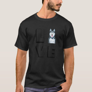 Husky Mama I Liebe Meine sibirische Husky-Liebe T-Shirt