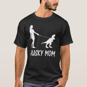 Husky Mama Siberian Husky Mama Dog Dinosaurier Wom T-Shirt