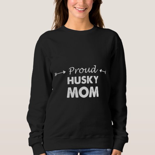 Husky-Mama Sweatshirt (Vorderseite)