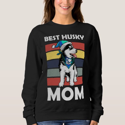 Husky-Mama Sweatshirt (Vorderseite)