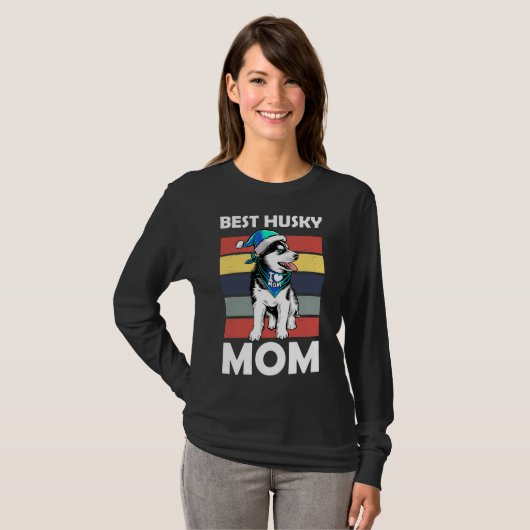 Husky-Mama T-Shirt (Vorne ganz)