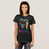 Husky Mama Tie Dye Dog Mom Mothers Day T-Shirt (Vorne ganz)
