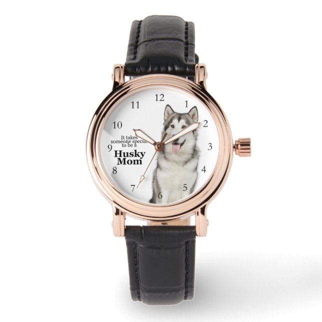 Husky Mama Watch Armbanduhr (Vorderseite)
