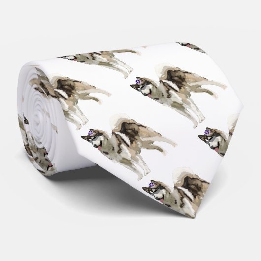 Husky , Meine beste Freundin, die Krawatte Zeichne (Gerollt)