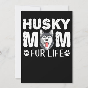 Husky Mom für das Leben Funny Dog Tagesgeschenk Save The Date
