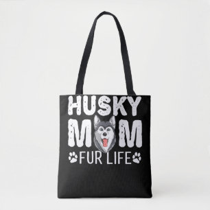Husky Mom für das Leben   Funny Dog Tagesgeschenk Tasche