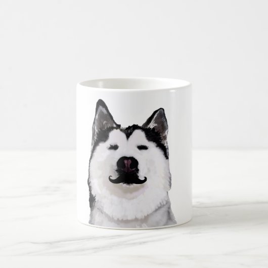 Husky Mustaches Tasse (Mittel)