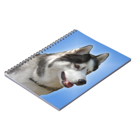 Husky Notebook Siberian Husky Gifts & Books Notizblock (Linke Seite)