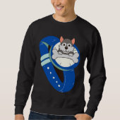 Husky on Watch Sweatshirt (Vorderseite)
