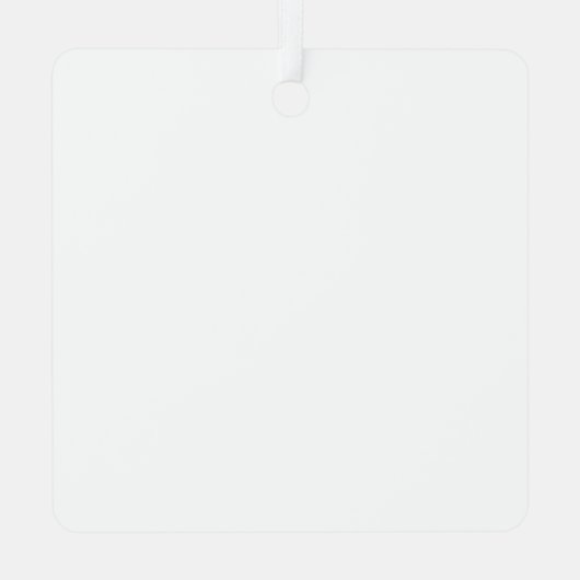 Husky Ornament Aus Metall (Rückseite)