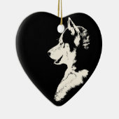 Husky Ornament Malamute Keepake Dog Geschenke (Rechts)