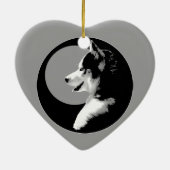 Husky Ornament Malamute Keepake Dog Geschenke (Hinten)