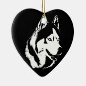 Husky Ornament Malamute Keepake Dog Geschenke (Rechts)