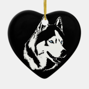 Husky Ornament Malamute Keepake Dog Geschenke