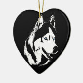 Husky Ornament Malamute Keepake Dog Geschenke (Links)
