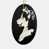 Husky Ornament Personalisiert Husky Pup Geschenke (Links)
