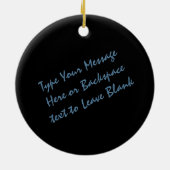 Husky-Ornament Personalisierter Wolf-Dekoration Keramik Ornament (Hinten)