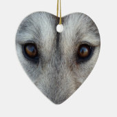 Husky Ornament Wolf Pup Keepake Dog Geschenke (Rechts)