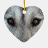 Husky Ornament Wolf Pup Keepake Dog Geschenke (Vorne)