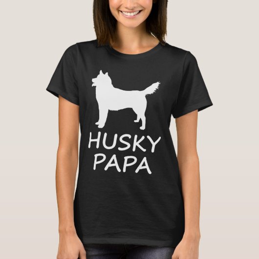 Husky Papa T-Shirt (Vorderseite)