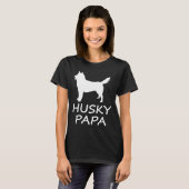 Husky Papa T-Shirt (Vorne ganz)