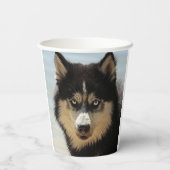 Husky Pappbecher (Rückseite)