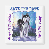 Husky Party Center Magnet (Vorne)