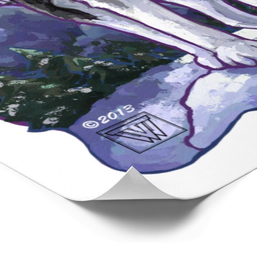 Husky Party Center Poster (Ecke)