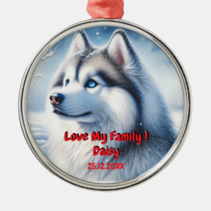 Husky Personalisation Weihnachtsschmuck