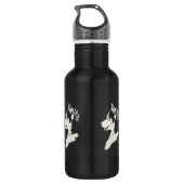 Husky Personalisiert Husky Dose Flasche Edelstahlflasche (Rückseite)