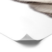 Husky Personalisiert Print Poster (Ecke)
